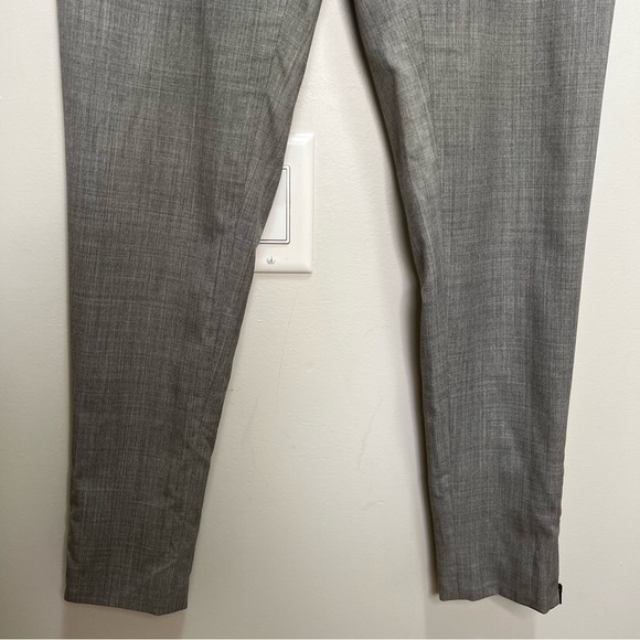 Stella McCartney Grey Wool Trouser Pants Ankle Zipper Size Medium - Picture 5 of 10